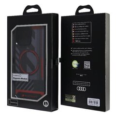 Audi IML Sport MagSafe Case iPhone 15 Pro Max 6.7" czarny|black hardcase AU-IMLMIP15PM-RSQ|D2-BK цена и информация | Чехлы для телефонов | 220.lv