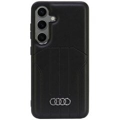 Audi Synthetic Leather MagSafe S24 S921 czarny|black hardcase AU-TPUPCMS24-Q5|D1-BK цена и информация | Чехлы для телефонов | 220.lv