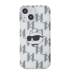 Karl Lagerfeld IML Electroplated Choupette Head Case for iPhone 15 Transparent цена и информация | Чехлы для телефонов | 220.lv