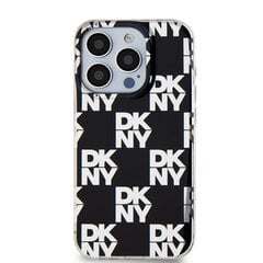 DKNY PC|TPU Checkered Pattern Case for iPhone 14 Pro Max Black цена и информация | Чехлы для телефонов | 220.lv