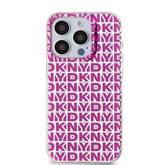 DKNY PC|TPU Repeat Pattern Case for iPhone 15 Pro Pink цена и информация | Чехлы для телефонов | 220.lv