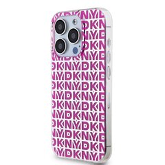 DKNY PC|TPU Repeat Pattern Case for iPhone 15 Pro Max Pink цена и информация | Чехлы для телефонов | 220.lv