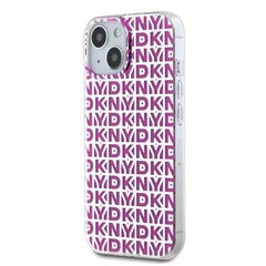 DKNY PC|TPU Repeat Pattern Case for iPhone 15 Pink цена и информация | Чехлы для телефонов | 220.lv