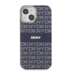 DKNY PC|TPU Repeat Pattern Tonal Stripe Magsafe Case for iPhone 13 Blue цена и информация | Чехлы для телефонов | 220.lv