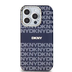 DKNY PC|TPU Repeat Pattern Tonal Stripe Magsafe Case for iPhone 13 Pro Blue цена и информация | Чехлы для телефонов | 220.lv