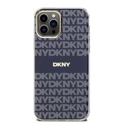 DKNY PC|TPU Repeat Pattern Tonal Stripe Magsafe Case for iPhone 12|12 Pro Blue цена и информация | Чехлы для телефонов | 220.lv