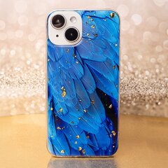 Силиконовый чехол Fusion Gold Glam Blue для Samsung Galaxy A05s цена и информация | Чехлы для телефонов | 220.lv