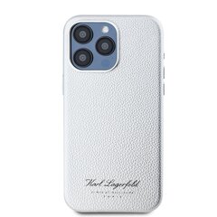 Karl Lagerfeld Grained PU Hotel RSG Case for iPhone 15 Pro Max Grey цена и информация | Чехлы для телефонов | 220.lv