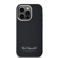 Karl Lagerfeld Grained PU Hotel RSG Case for iPhone 13 Pro Black цена и информация | Чехлы для телефонов | 220.lv