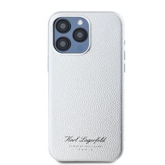 Karl Lagerfeld Grained PU Hotel RSG Case for iPhone 15 Pro Grey цена и информация | Чехлы для телефонов | 220.lv