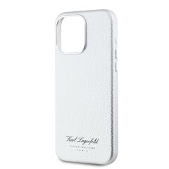 Karl Lagerfeld Grained PU Hotel RSG Case for iPhone 15 Pro Grey цена и информация | Чехлы для телефонов | 220.lv