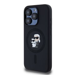 Karl Lagerfeld Liquid Silicone Karl and Choupette Mag Case cena un informācija | Telefonu vāciņi, maciņi | 220.lv