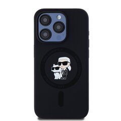 Karl Lagerfeld Liquid Silicone Karl and Choupette Mag Case cena un informācija | Telefonu vāciņi, maciņi | 220.lv