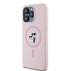 Karl Lagerfeld Liquid Silicone Karl and Choupette Mag Case cena un informācija | Telefonu vāciņi, maciņi | 220.lv