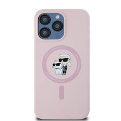 Karl Lagerfeld Liquid Silicone Karl and Choupette Mag Case cena un informācija | Telefonu vāciņi, maciņi | 220.lv