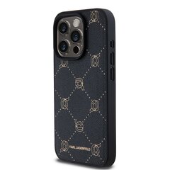 Karl Lagerfeld PU Karl Heads Pattern MagSafe Case for iPhone 15 Pro Black цена и информация | Чехлы для телефонов | 220.lv