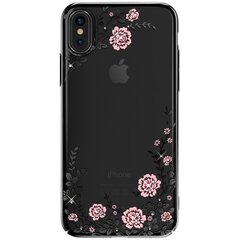 „Kavaro“ Flowers Swarovski чехол – чёрный (iPhone X / Xs) цена и информация | Чехлы для телефонов | 220.lv