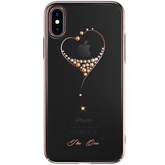 „Kingxbar“ Love Swarovski чехол – розовый (iPhone X / Xs) цена и информация | Чехлы для телефонов | 220.lv