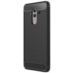 „Mofi“ Carbon твердый силиконовый чехол (TPU) - черный (Mate 10 Pro) цена и информация | Чехлы для телефонов | 220.lv