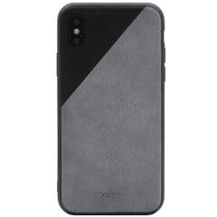 „MOKKA“ Bevel Pattern чехол - серый / чёрный (iPhone X / Xs) цена и информация | Чехлы для телефонов | 220.lv