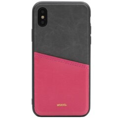 „MOKKA“ Svelte кожный чехол - розовый / серый (iPhone X / Xs) цена и информация | Чехлы для телефонов | 220.lv