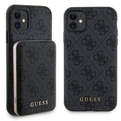 Zestaw Guess GUBPM5N614GEMGK iPhone 11 6.1" hardcase + Powerbank 5000mAh MagSafe czarny|black 4G Metal Logo цена и информация | Чехлы для телефонов | 220.lv