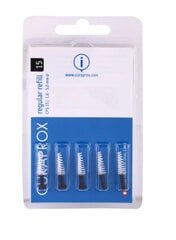 Комплект межзубных щеточек Curaprox CPS 15 Regular refill, 5 шт. цена и информация | Зубные щетки, пасты | 220.lv