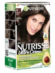 Garnier Nutrisse, matu krāsa 30 Espresso, tumšā brunete cena un informācija | Matu krāsas | 220.lv