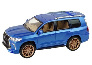 Rotaļu auto Lexos Lean Toys, zils, 24x11x10 cm cena un informācija | Rotaļlietas zēniem | 220.lv