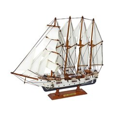 Koka kolekcionējams kuģis no J. S. Elcano Lean Toys cena un informācija | Rotaļlietas zēniem | 220.lv