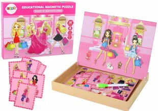 Magnētiskā puzle Lean Toys cena un informācija | Puzles, 3D puzles | 220.lv