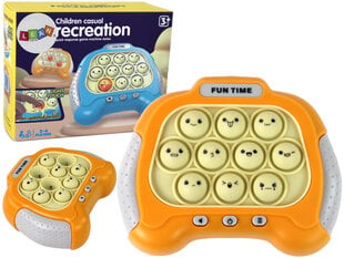 Pop It Battery Operated Sensory Game Console Lights Sounds Yellow цена и информация | Настольные игры, головоломки | 220.lv