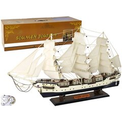 Kolekcionējams buru kuģa modelis Suomen Joutsen Lean Toys cena un informācija | Rotaļlietas zēniem | 220.lv
