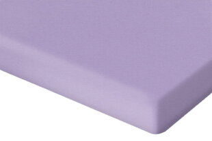 Džinsa loksne ar elastīgu lenti 160x200 gaiši violeta Prestige Collection 160 g/m2 cena un informācija | Palagi | 220.lv