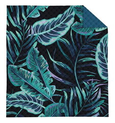 Gultas pārklājs 170x210 Dutch Foliage Navy Blue Turquoise цена и информация | Простыни | 220.lv