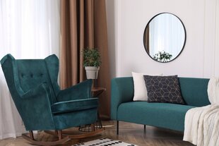 ARI krēsls šūpuļkrēsls Scandinavian Family Furniture pulverveida rozā velūrs цена и информация | Кресла в гостиную | 220.lv