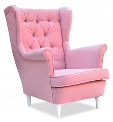 Gaja Skandināvu ausu krēsls Ģimenes mēbeles aveņu rozā GIRL dekors cena un informācija | Atpūtas krēsli | 220.lv