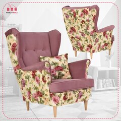 Ari Print Duo krēsls Scandinavian Family Furniture rožu ziedi cena un informācija | Atpūtas krēsli | 220.lv