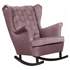 Ģimenes mēbeles Carol Skandināvu šūpuļkrēsls netīri rozā, rozā krāsā цена и информация | Кресла в гостиную | 220.lv