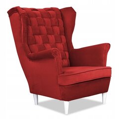Carol Skandināvu auss krēsls Ģimenes mēbeles COMFORTABLE ķiršu sarkans cena un informācija | Atpūtas krēsli | 220.lv