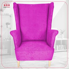 Ushaker krēsls MAX Skandināvu klasika Ģimenes mēbeles ergonomisks rozā krāsā цена и информация | Кресла в гостиную | 220.lv