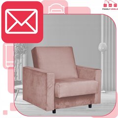 Alice atpūtas krēsls ar konteineru Family Furniture lila rozā krāsā цена и информация | Кресла в гостиную | 220.lv