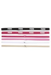 Puma Galvas Saites At Sportbands (6pcs) White Black Cream Pink 053452 27 053452 27 cena un informācija | Sporta apģērbs sievietēm | 220.lv