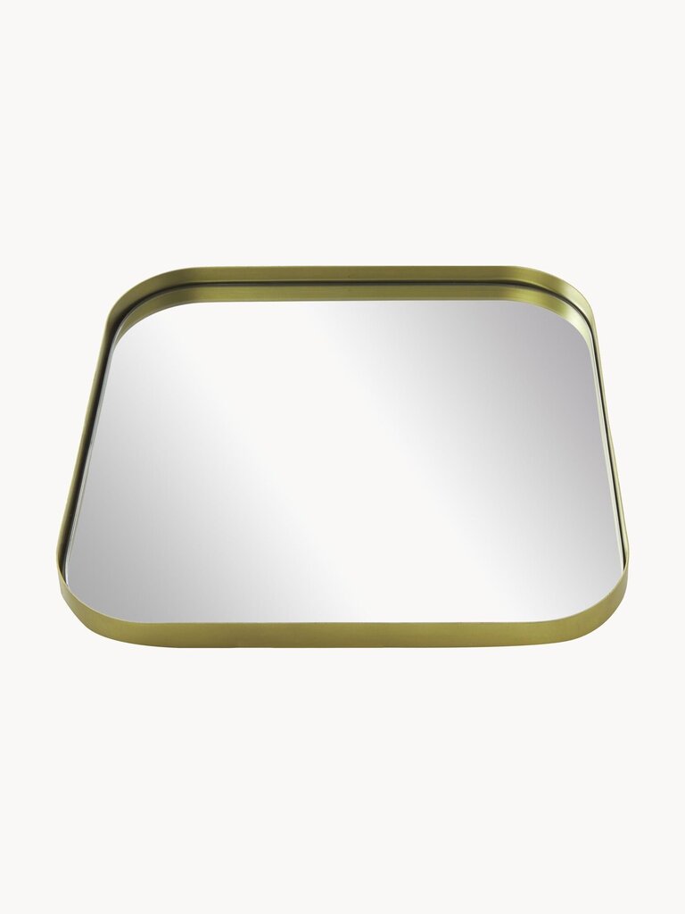 Spogulis Westwing Collection Ivy, 40x40 cm, zelts cena un informācija | Spoguļi | 220.lv
