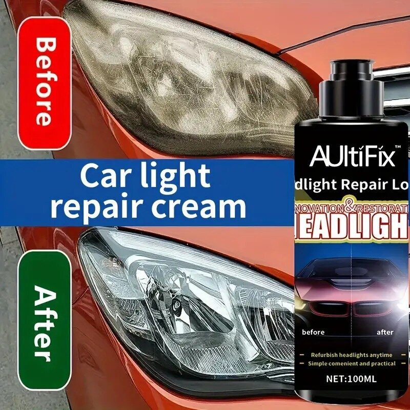 Priekšējo lukturu labošanas krēms AUtiFix WC75066 100ml цена и информация | Auto piederumi | 220.lv