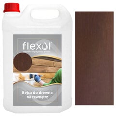 Ūdens bāzes gaiši brūns koksnes kodinātājs 4L āra FLEXOL cena un informācija | Krāsas | 220.lv