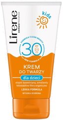 Sejas krēms bērniem Lirene Dermoprogram, SPF 30, 50 ml cena un informācija | Bērnu kosmētika, līdzekļi jaunajām māmiņām | 220.lv