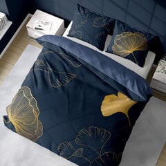 Holandiešu gultasveļa 160x200 Zelta lapu zieds Holland Navy Blue цена и информация | Постельное белье | 220.lv