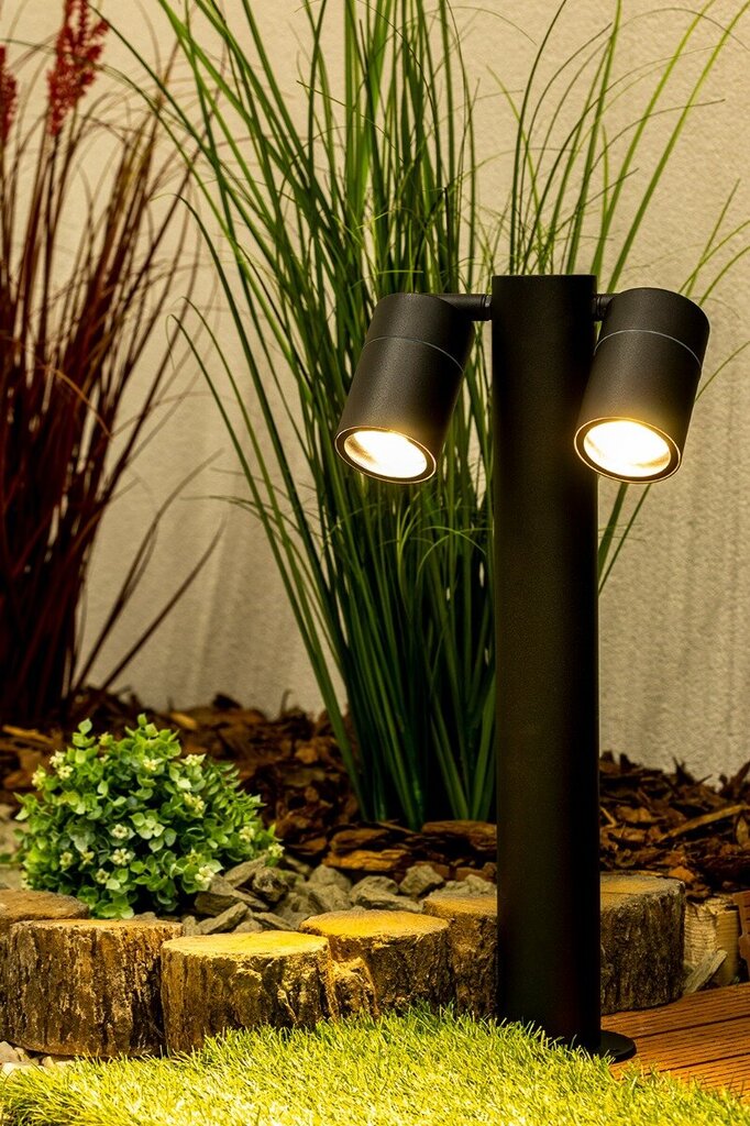 Dārza lampa SQUARE āra atstarotājs 45 cm 2x GU10 цена и информация | Āra apgaismojums | 220.lv