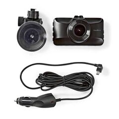 Автомобильная камера Nedis Dash Cam 3.0, 12.0 МП, 1080p, Ночное Видение цена и информация | Камеры видеонаблюдения | 220.lv